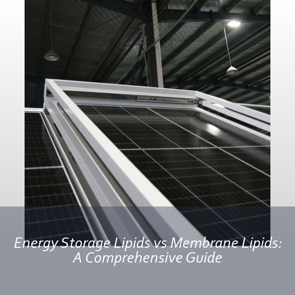 Energy Storage Lipids vs Membrane Lipids: A Comprehensive Guide